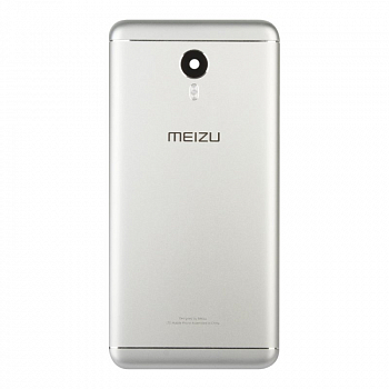 Задняя крышка корпуса для Meizu M3 Note (L681Н), серебряная