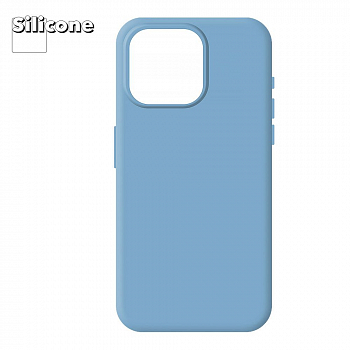 Силиконовый чехол для iPhone 15 Pro Max "Silicone Case" (Light Blue)