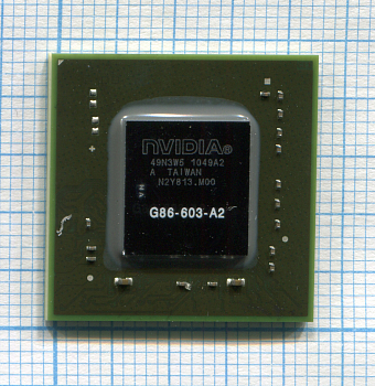 Видеочип nVidia G86-603-A2 с разбора