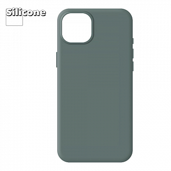 Силиконовый чехол для iPhone 15 Plus "Silicone Case" (Cypress)