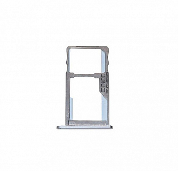 Держатель (лоток) SIM-карты для Meizu M3s Mini, серебряный